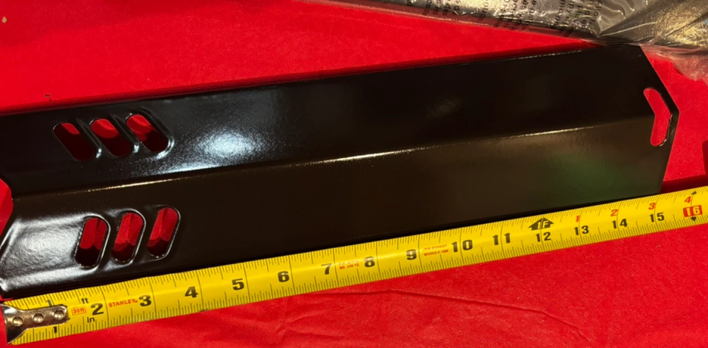 Set of 4 Black Metal Grill Heat Plates - photo 3