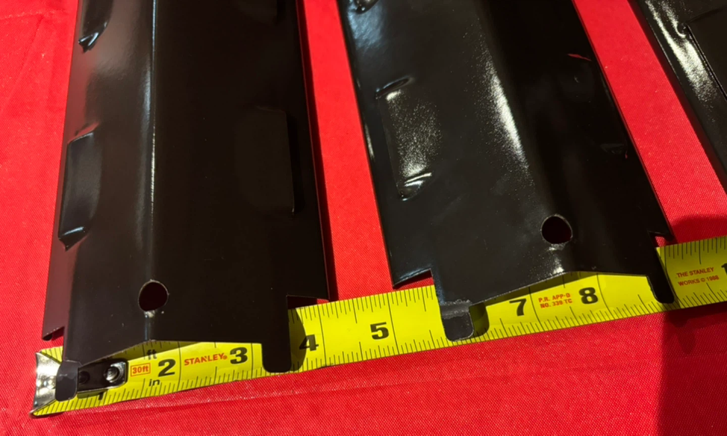 Set of 4 Black BBQ Heat Tent Plates - photo 5