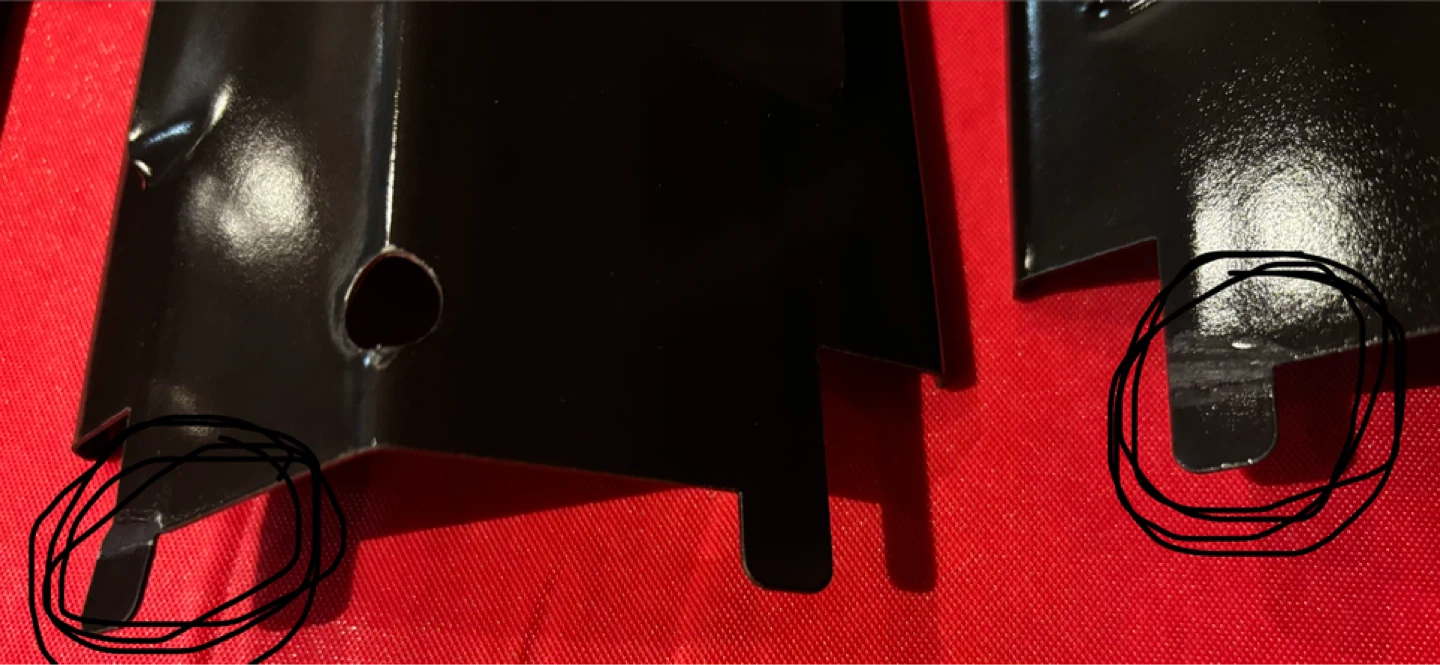 Set of 4 Black BBQ Heat Tent Plates - photo 4