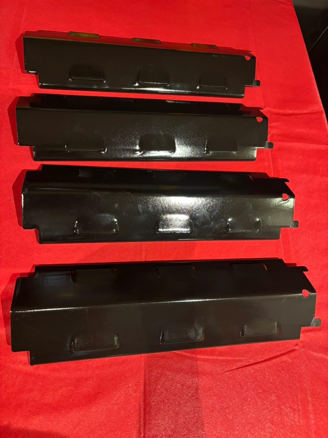 Set of 4 Black BBQ Heat Tent Plates - photo 2