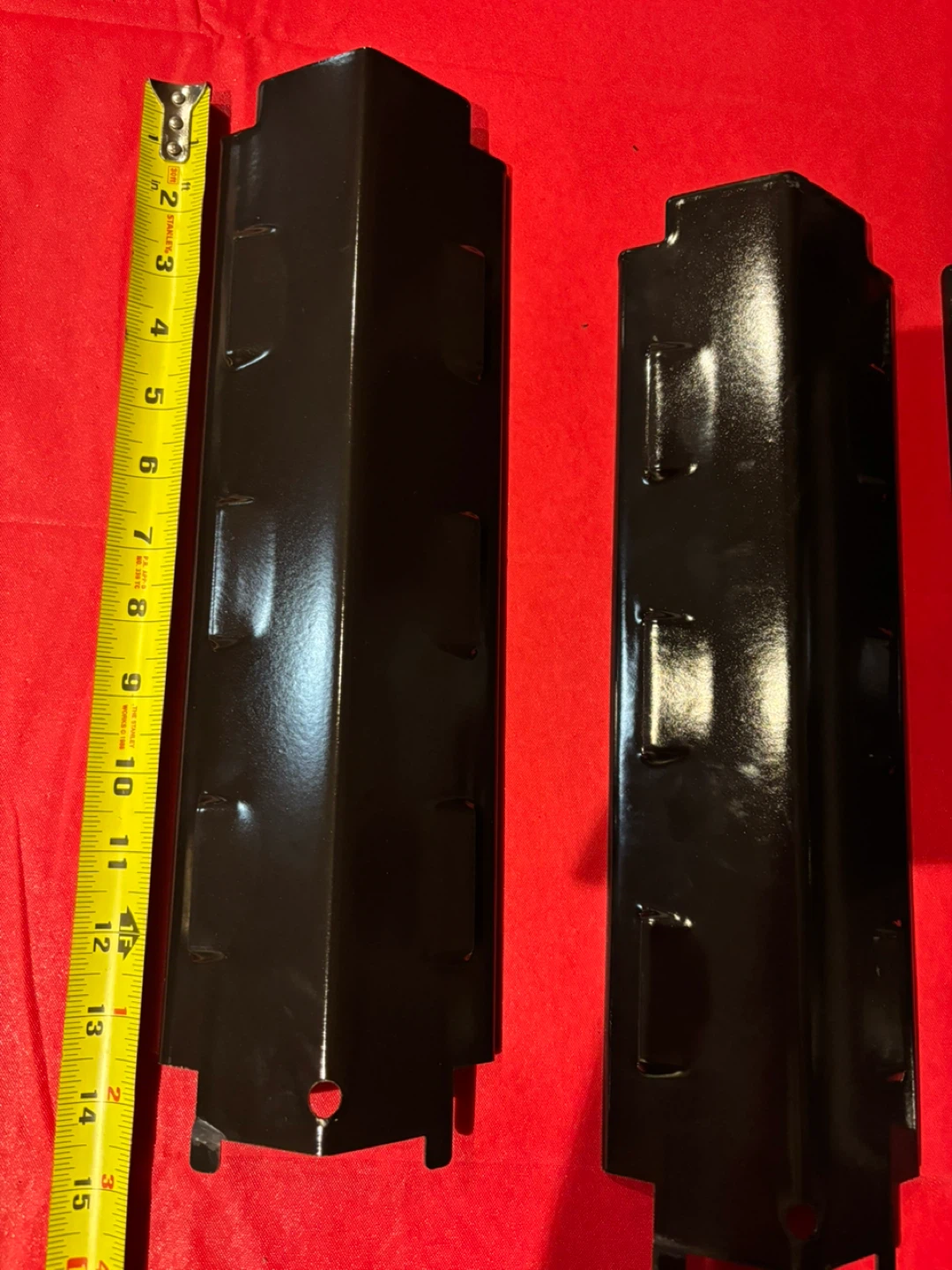 Set of 4 Black BBQ Heat Tent Plates