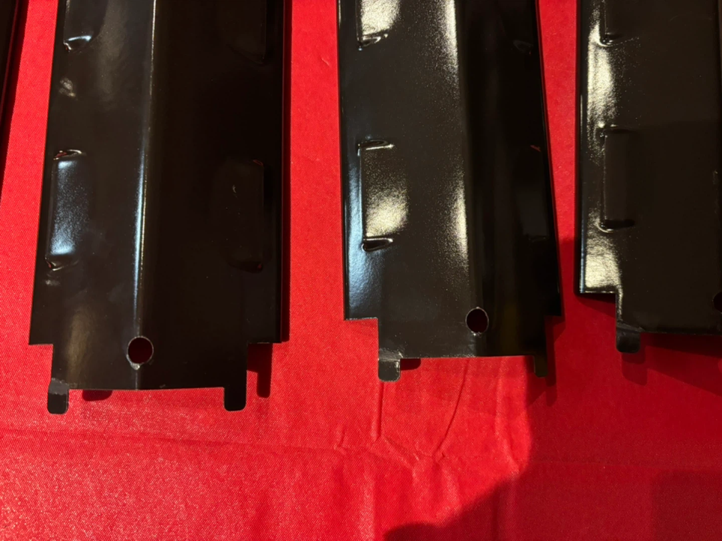Set of 4 Black BBQ Heat Tent Plates - photo 3