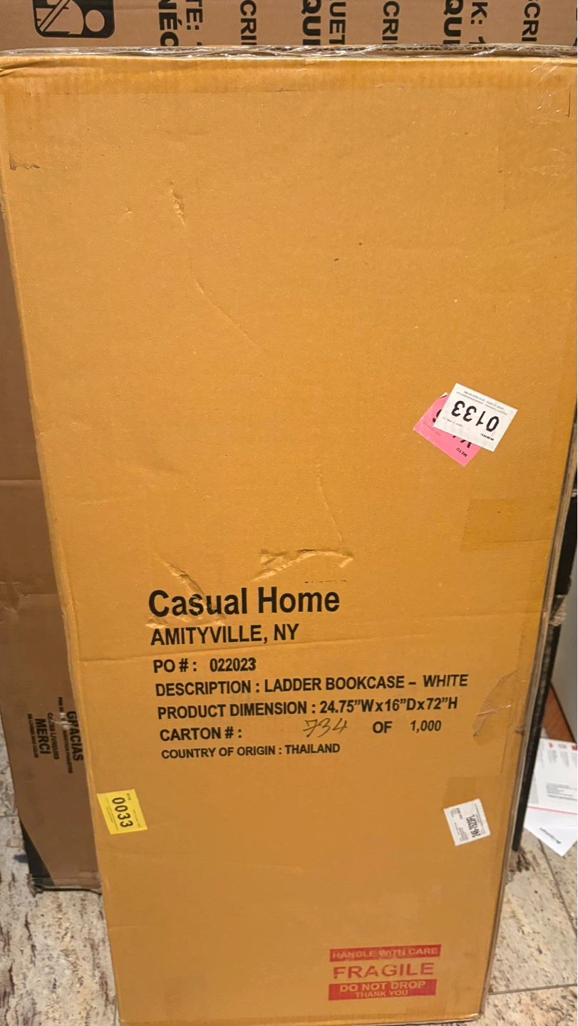 Casual Home White Ladder Bookcase - photo 3