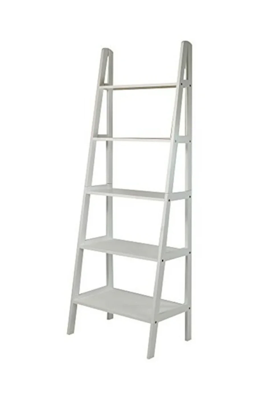 Casual Home White Ladder Bookcase