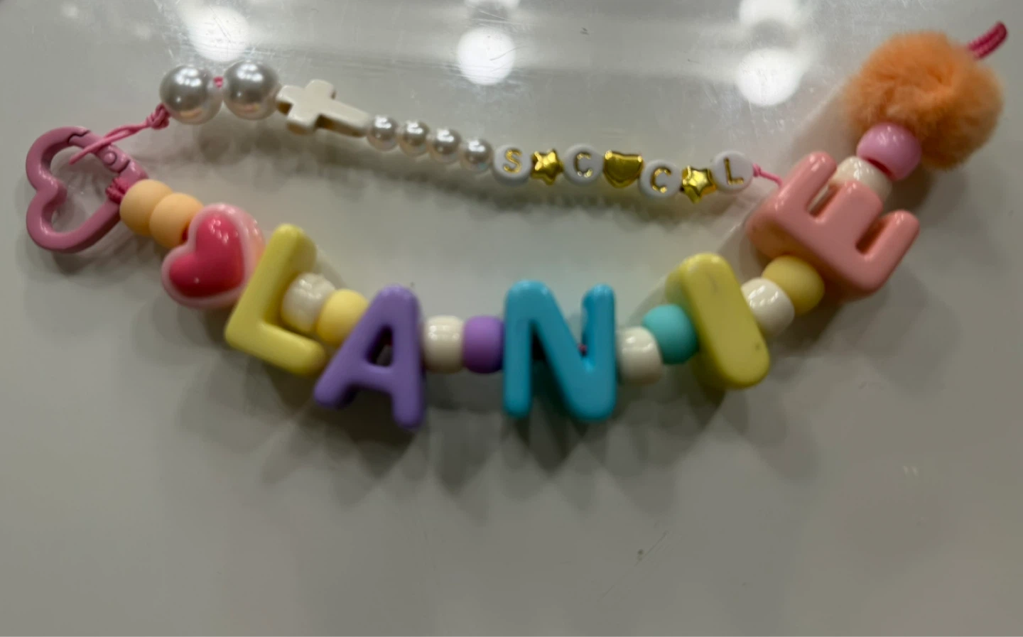 Custom Beaded Keychain - photo 3
