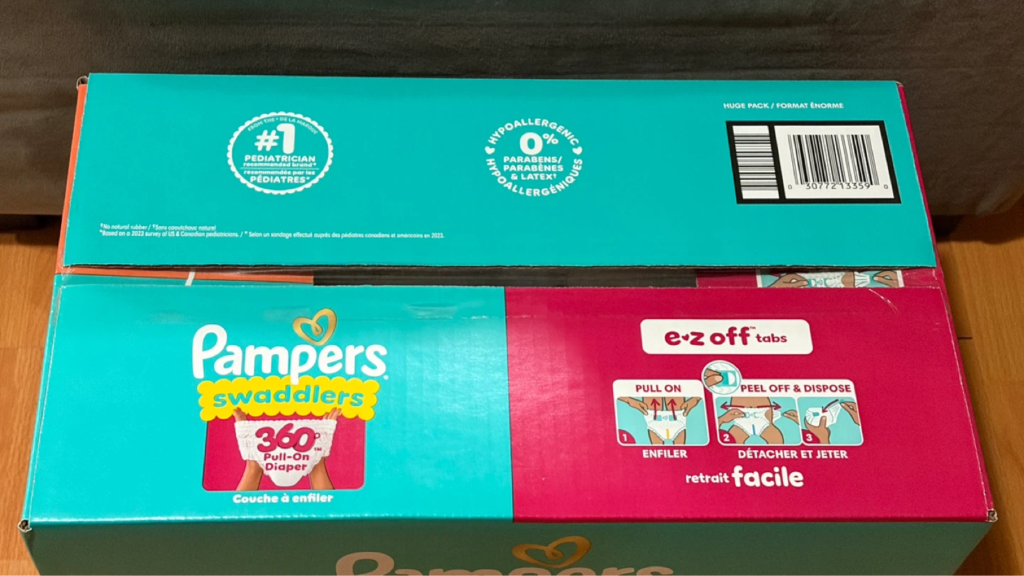 Pampers Swaddlers Size 3 Pull-On Diapers - 120 Count - photo 2