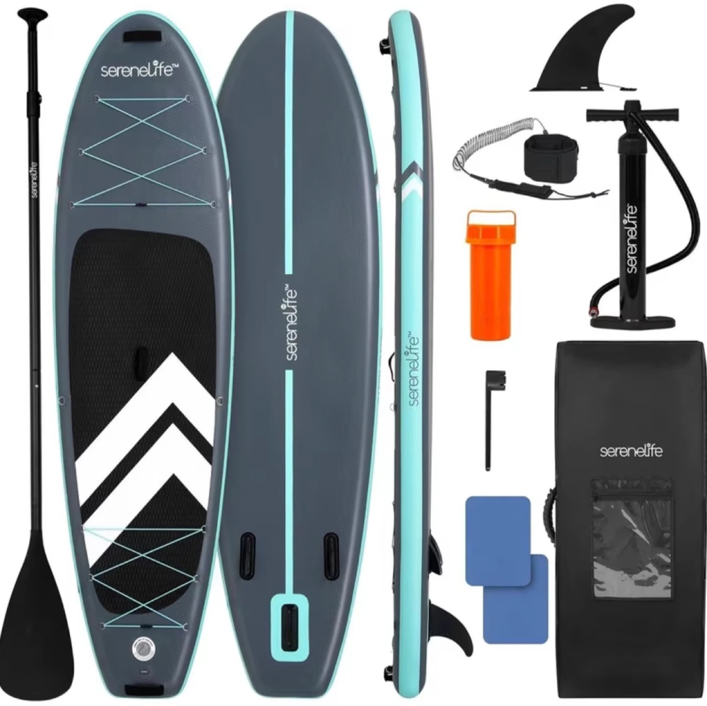 10’ Inflatable Paddleboard with Accessories - brand new