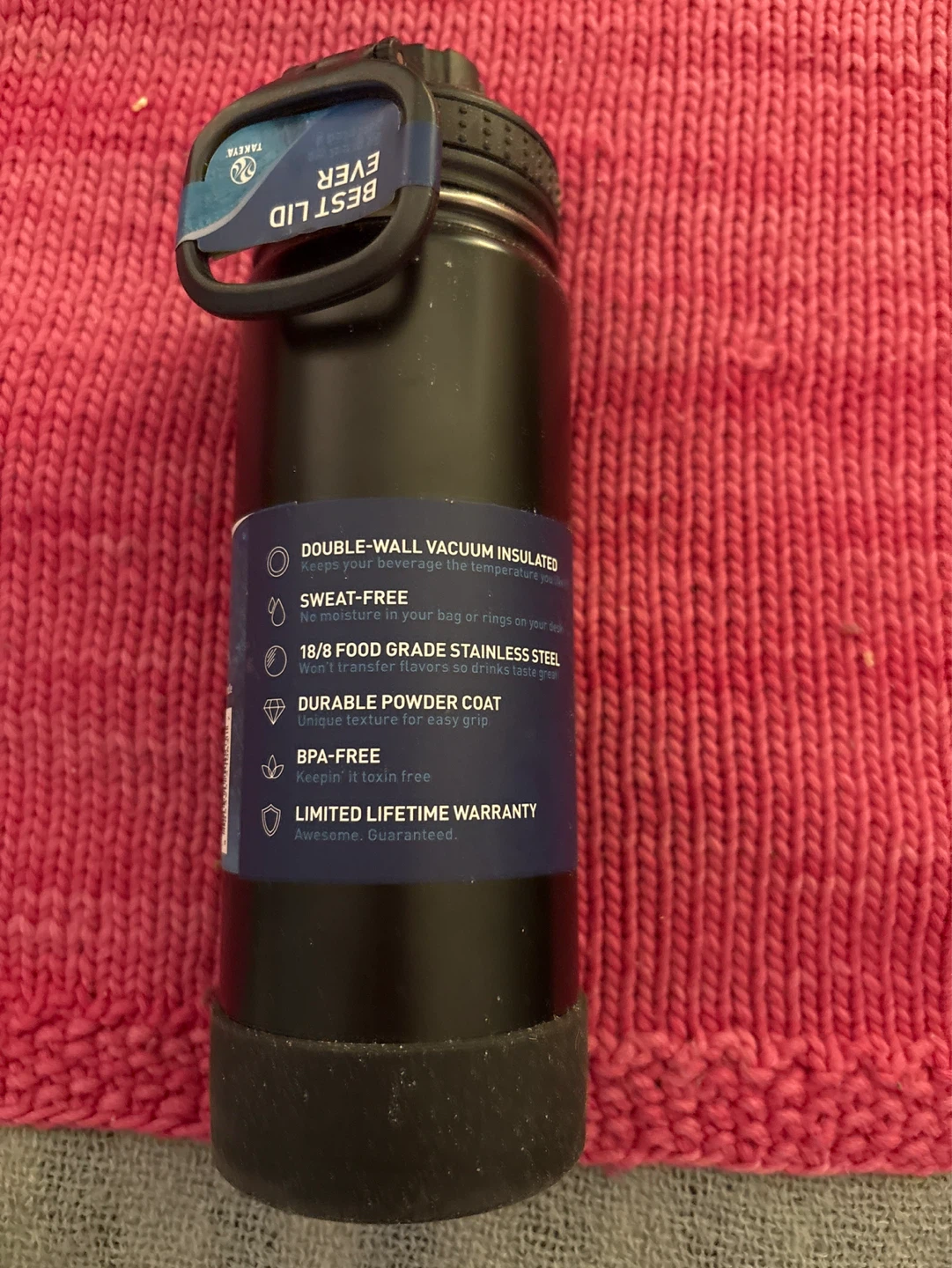 Takeya 18 oz Insulated Stainless Steel Water Bottle - photo 2