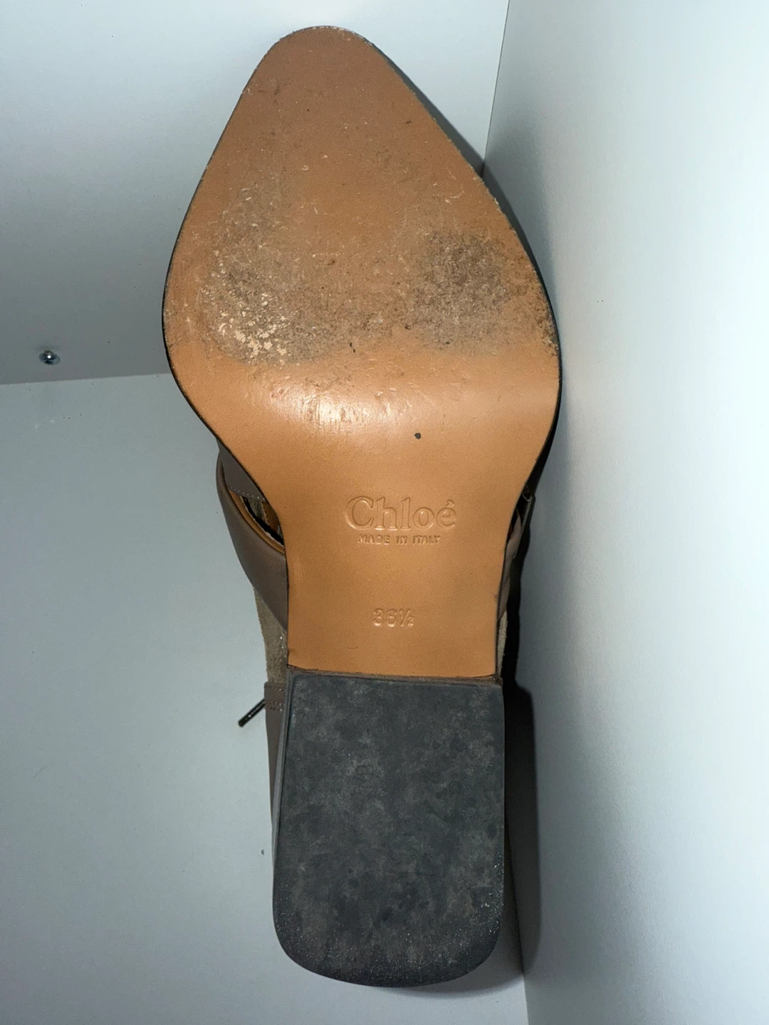 Chloe Black Leather Fringe Zipper Ankle Boots - Size 36.5 - photo 3