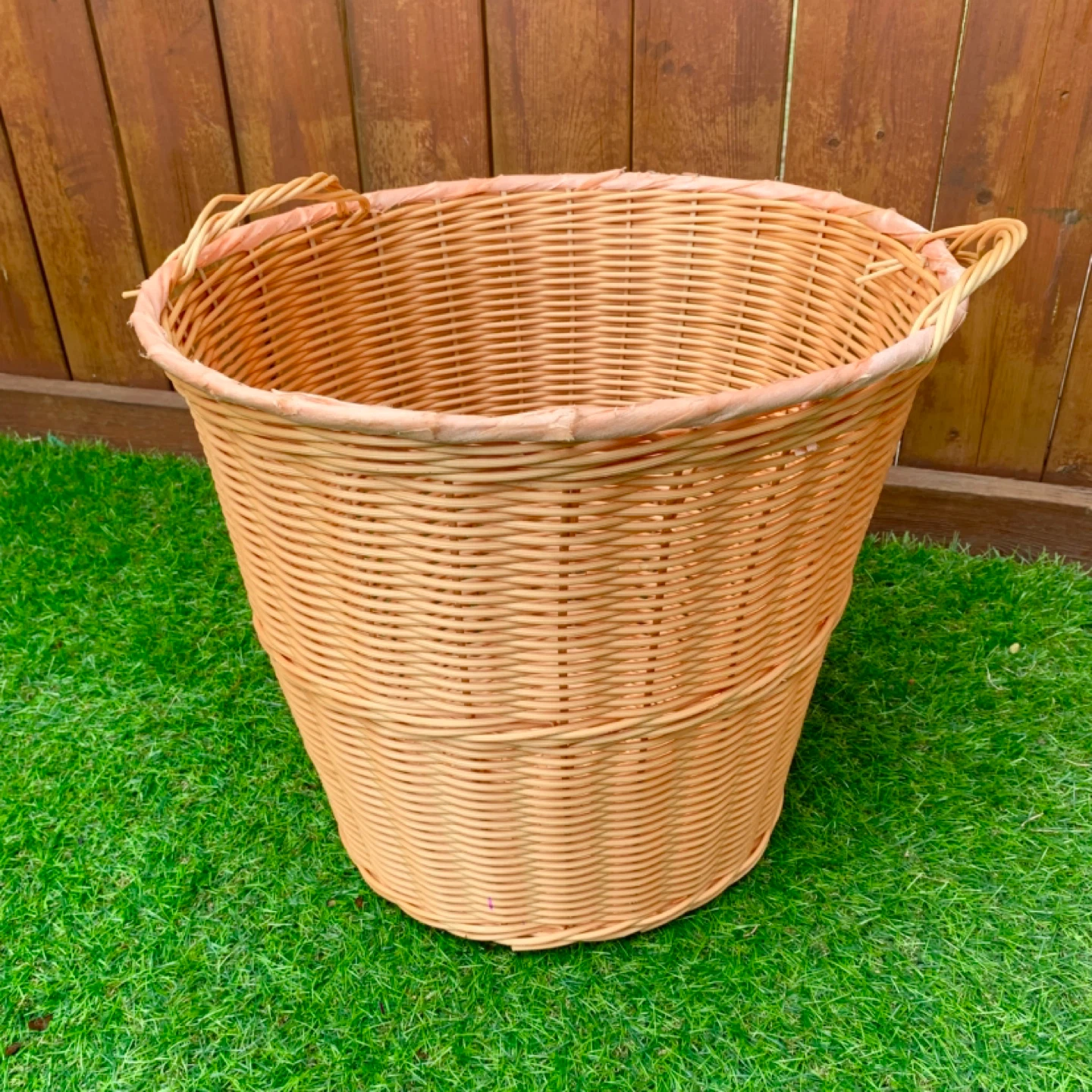 Wicker Laundry Basket Storage Basket With Handles Woven Bin