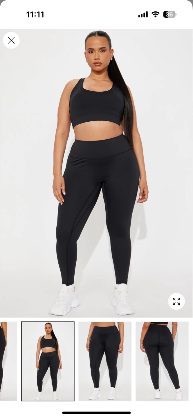 XL BNWT Black High Waisted Leggings