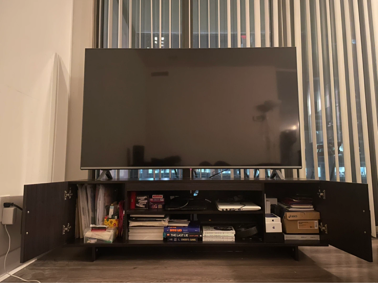 LG 65” TV (box included) & TV Stand - photo 5