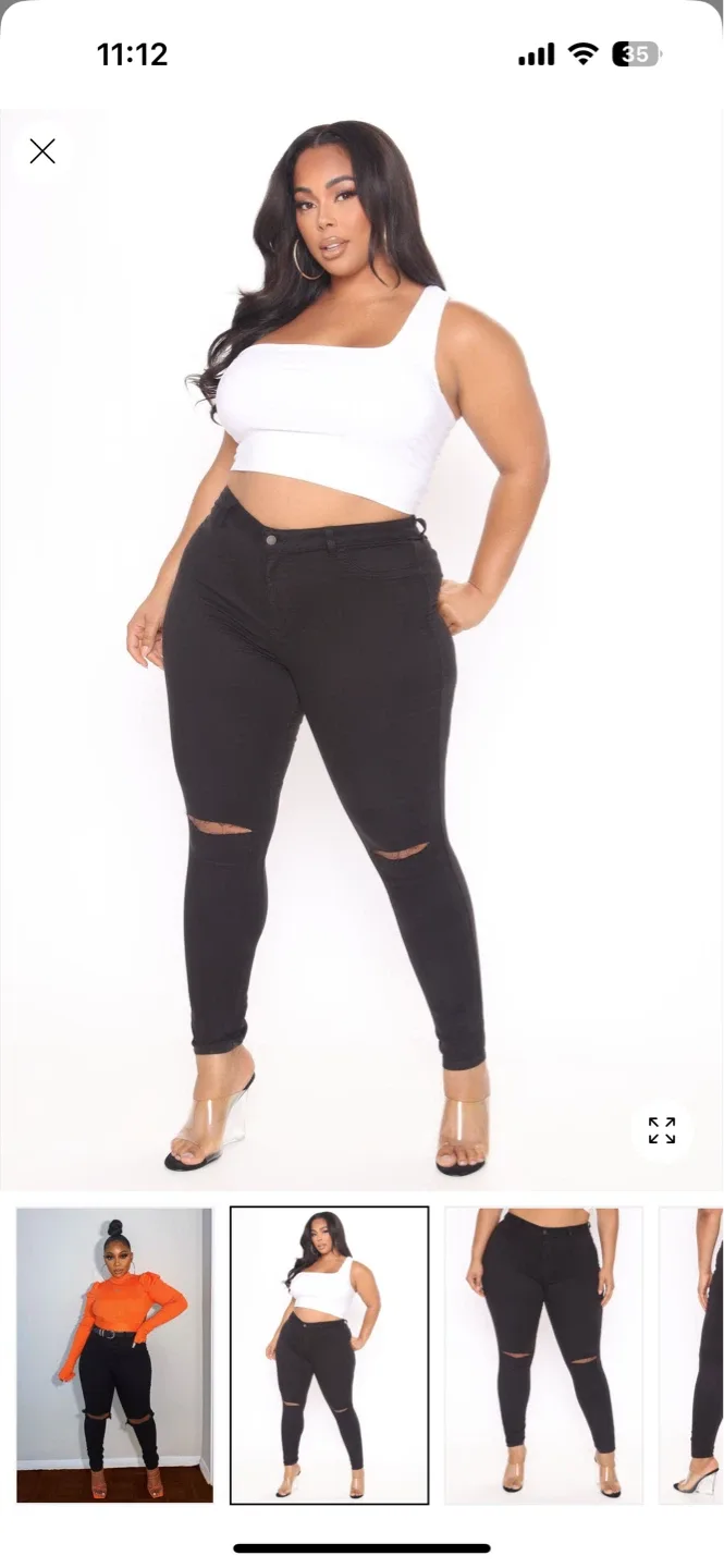 1X BNWT Ripped Knee Skinny Jeggings