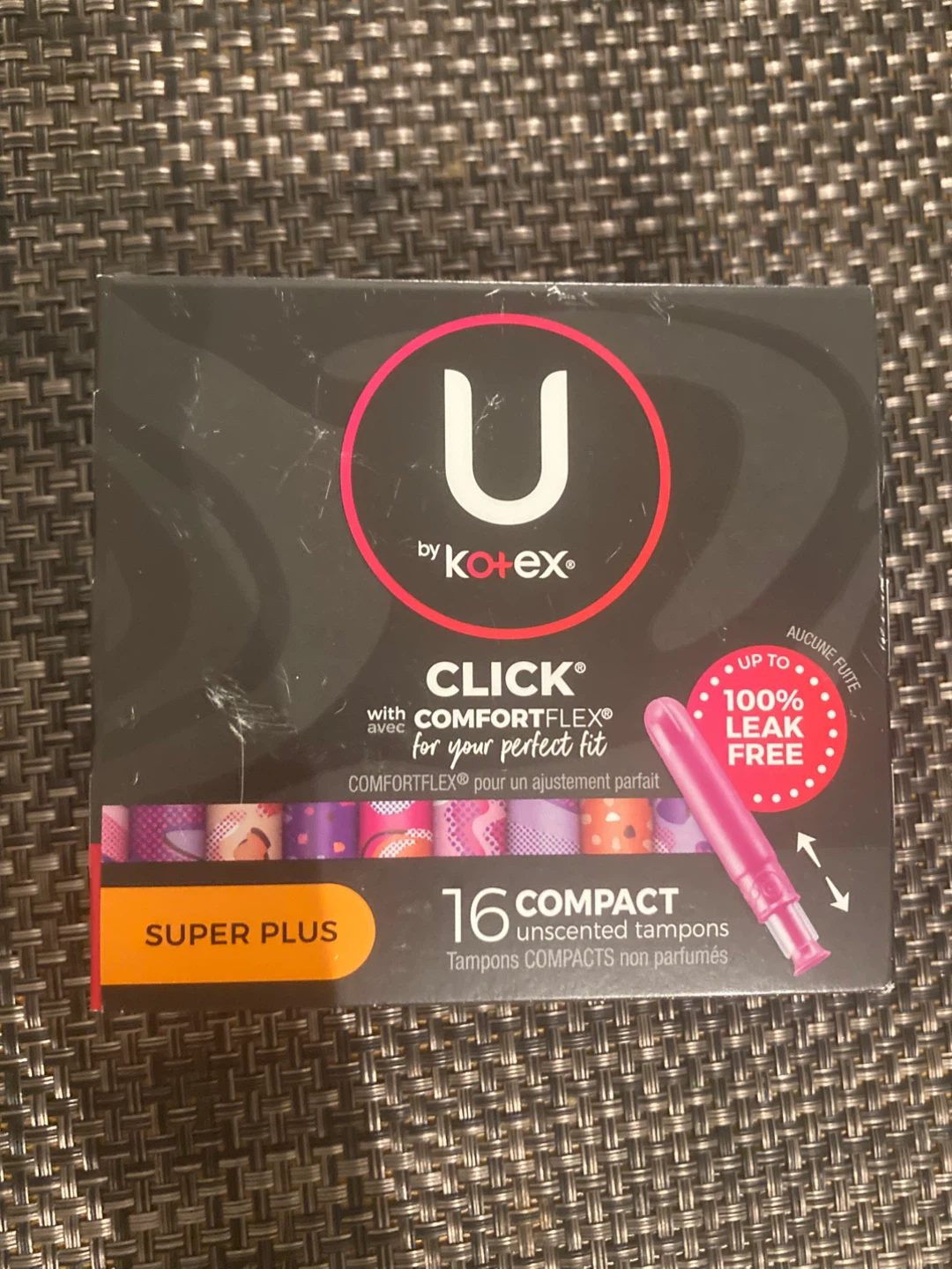 U by Kotex Click Super Plus Unscented Tampons - 16 Count