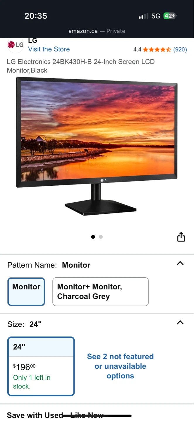 LG computer monitor - photo 5