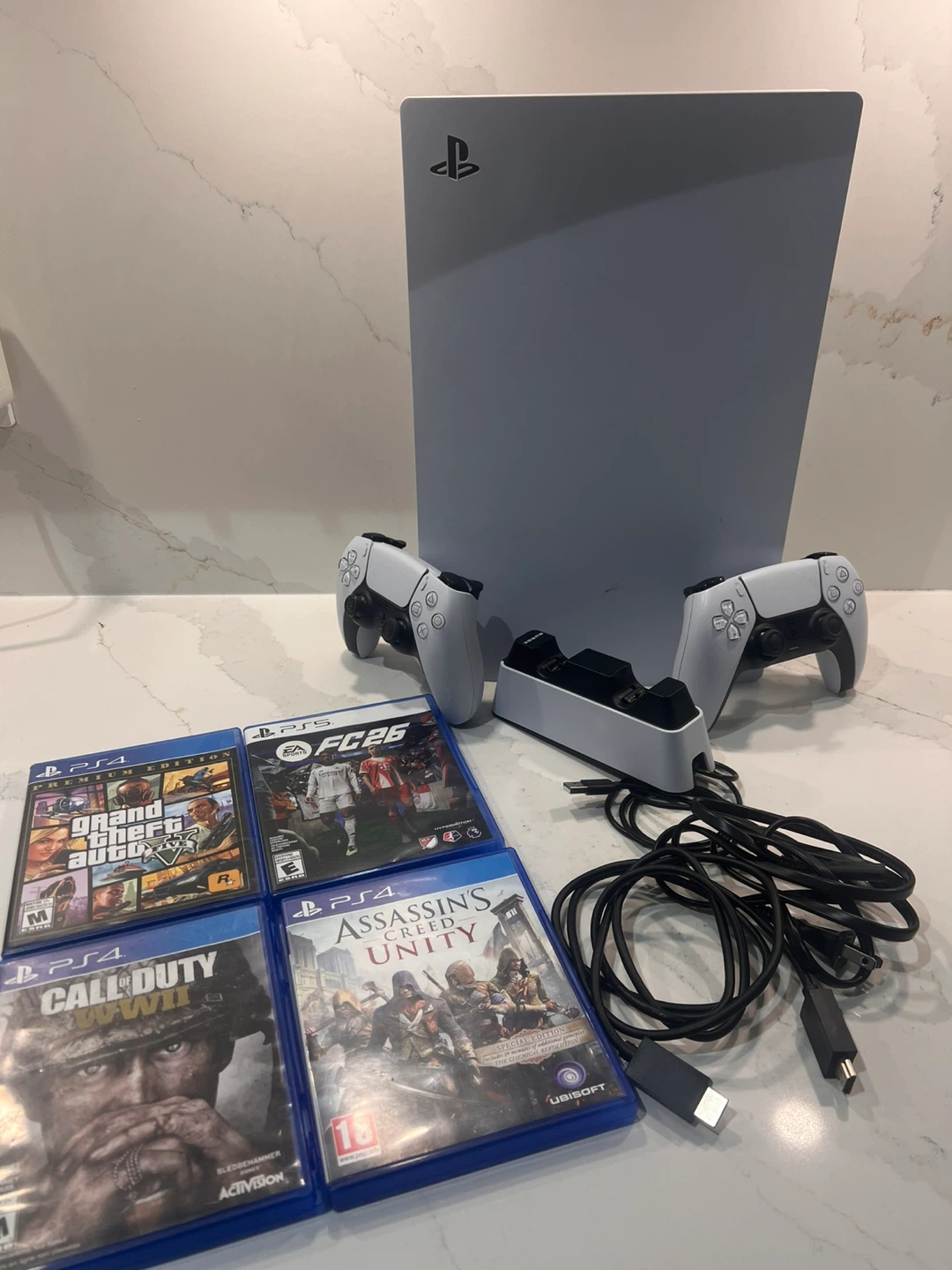 PlayStation 5 (PS5) Disc Edition Bundle – Great Condition