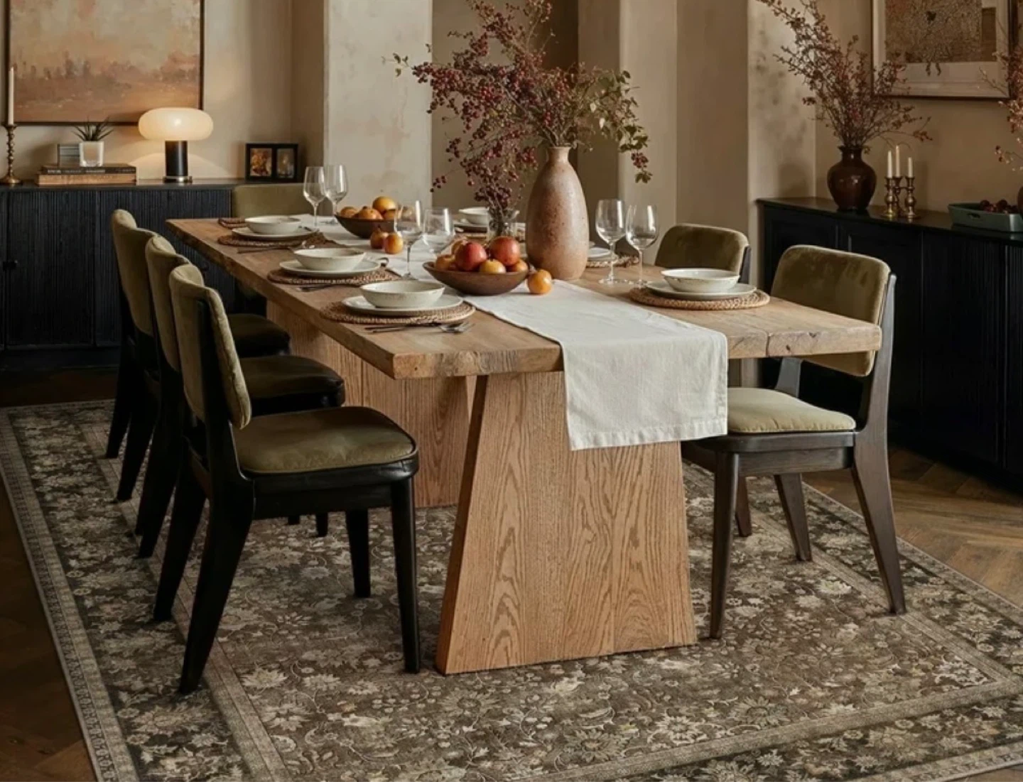 Traditional Floral Area Rug 8 x 10 - photo 4