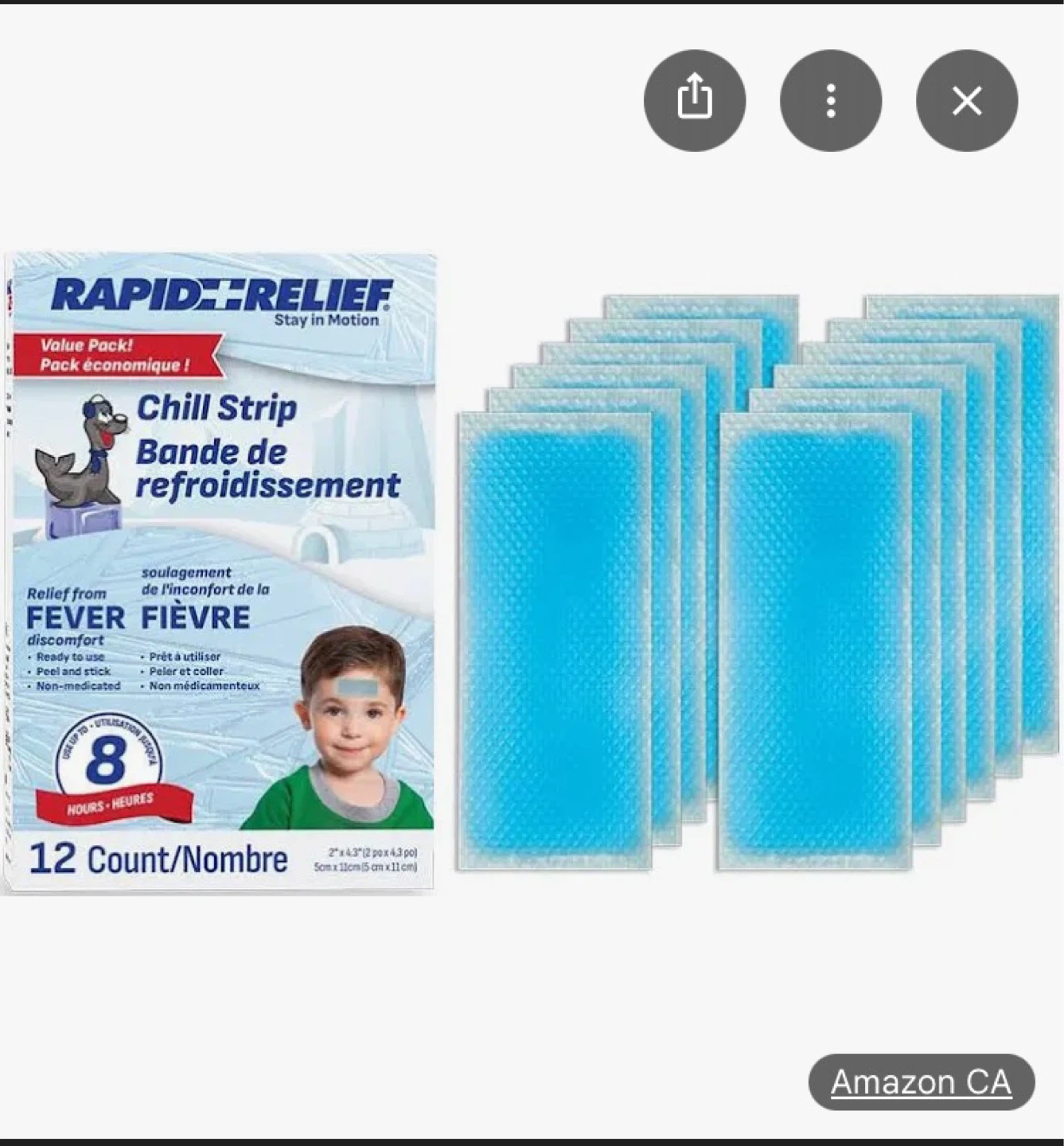 Roto Japanese Cool Cooling Sheet for Kids Fever 12 Sheets - photo 3