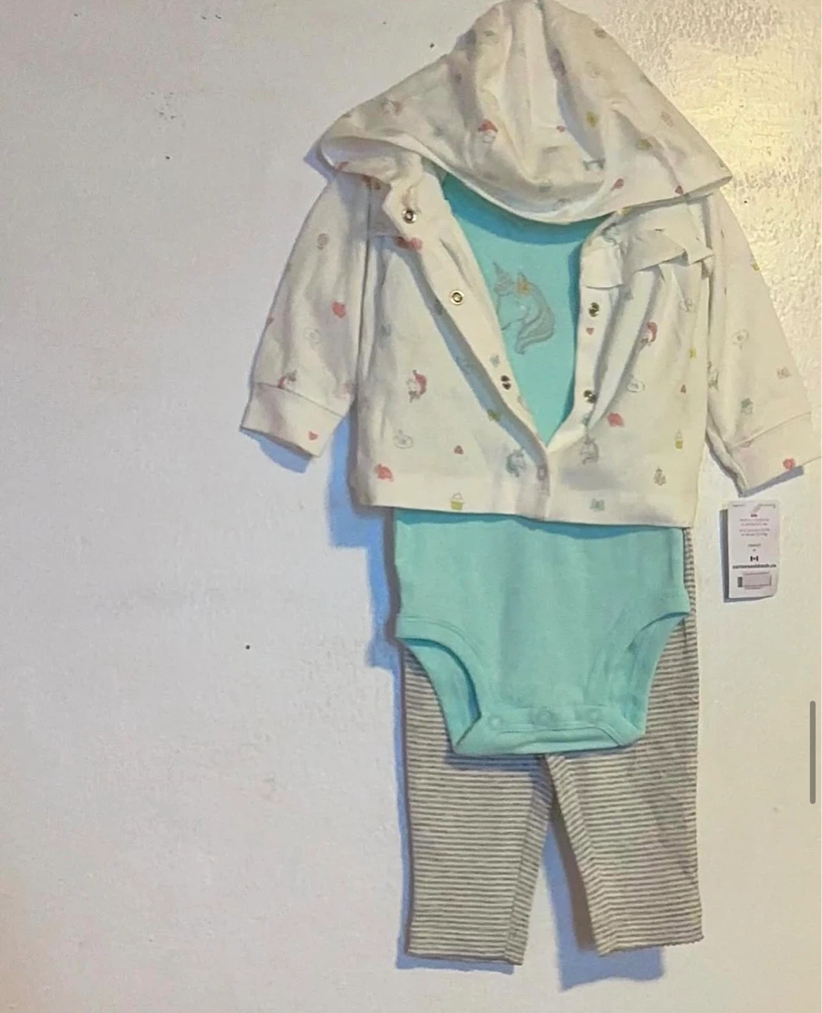 GIRLS 3PC SUITE (SIZE:6 MONTHS )