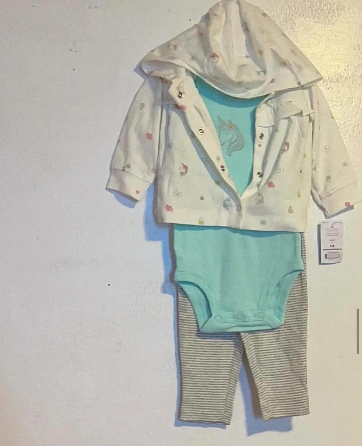 GIRLS 3PC SUITE (SIZE:6 MONTHS )