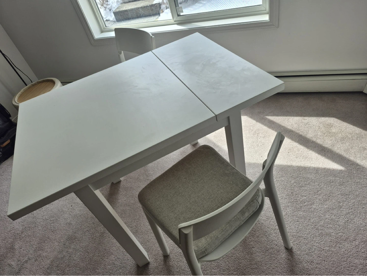 IKEA Nordviken Drop-leaf Table with two chairs - photo 2