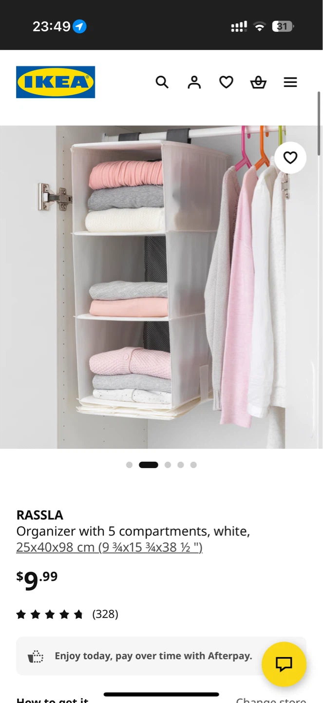 IKEA RASSLA 5-Compartment Organizer - photo 2