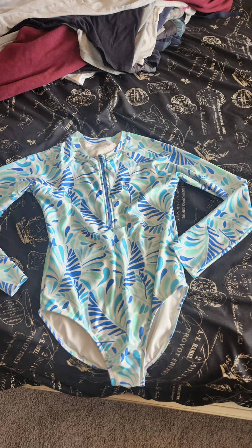 George Girls Long Sleeve Swimsuit XL/TG (14-16)