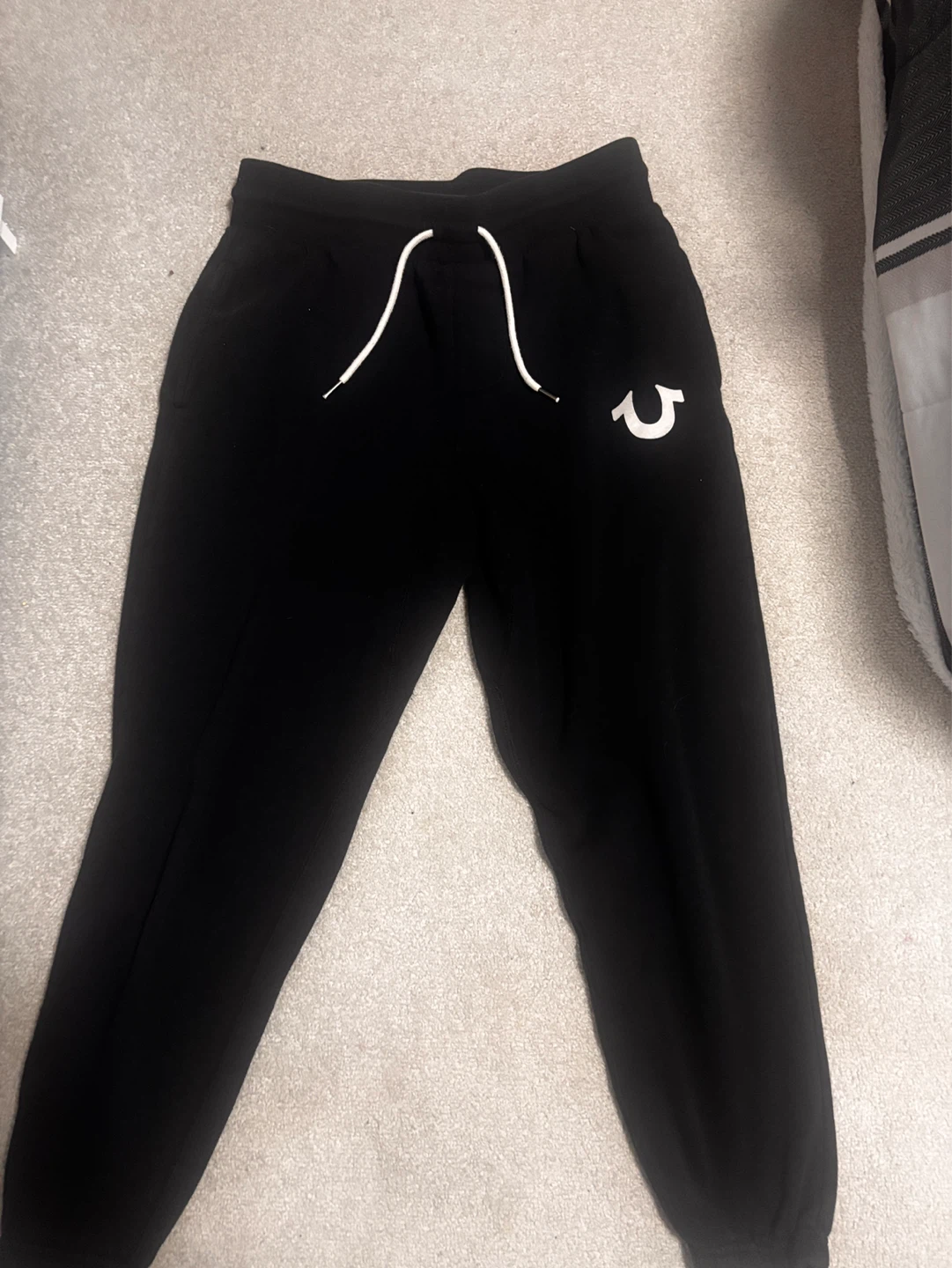 True Religion Black Jogger Pants Size S