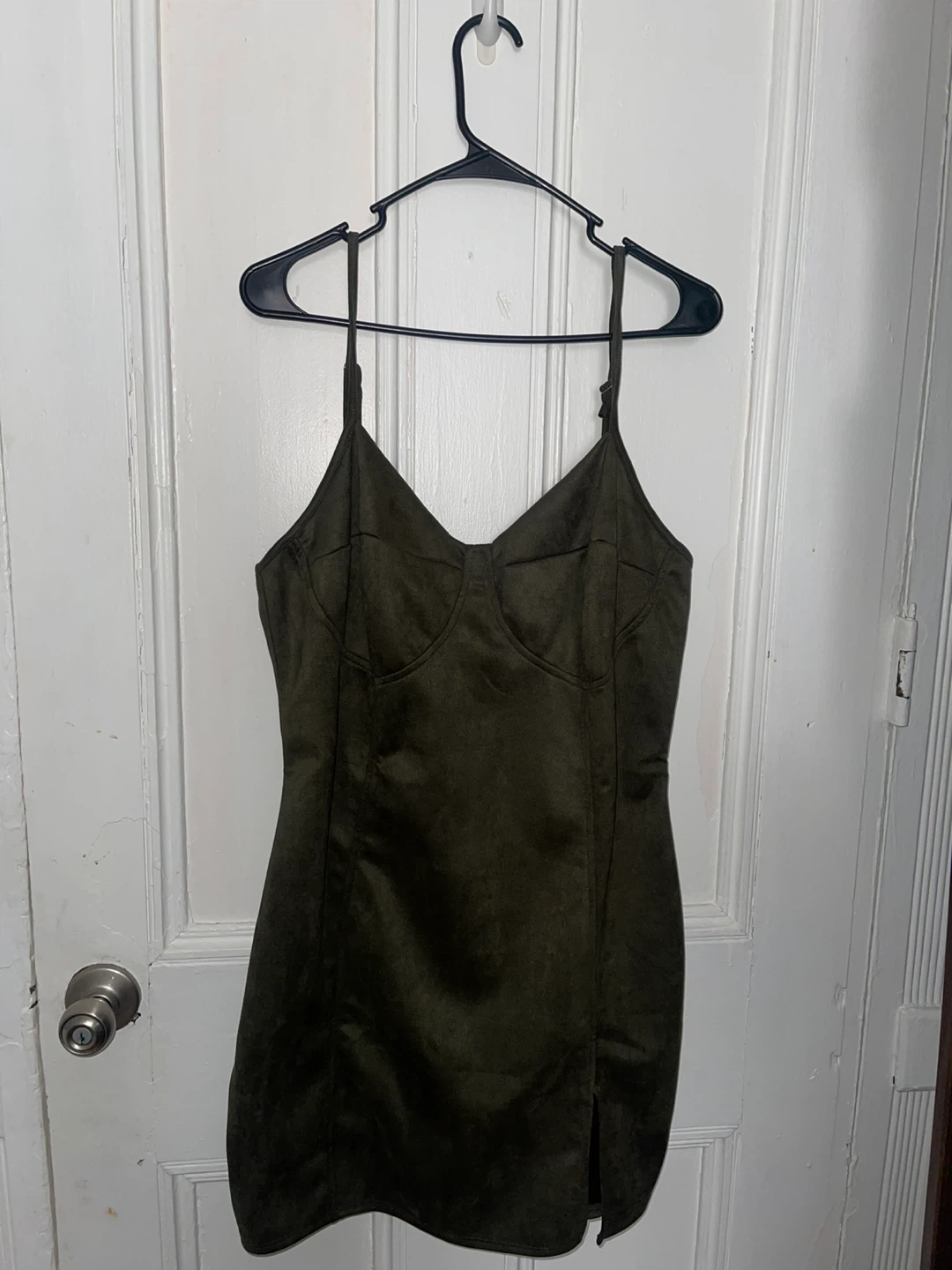 Fashion Nova Olive Green Bodycon Mini Dress - photo 3