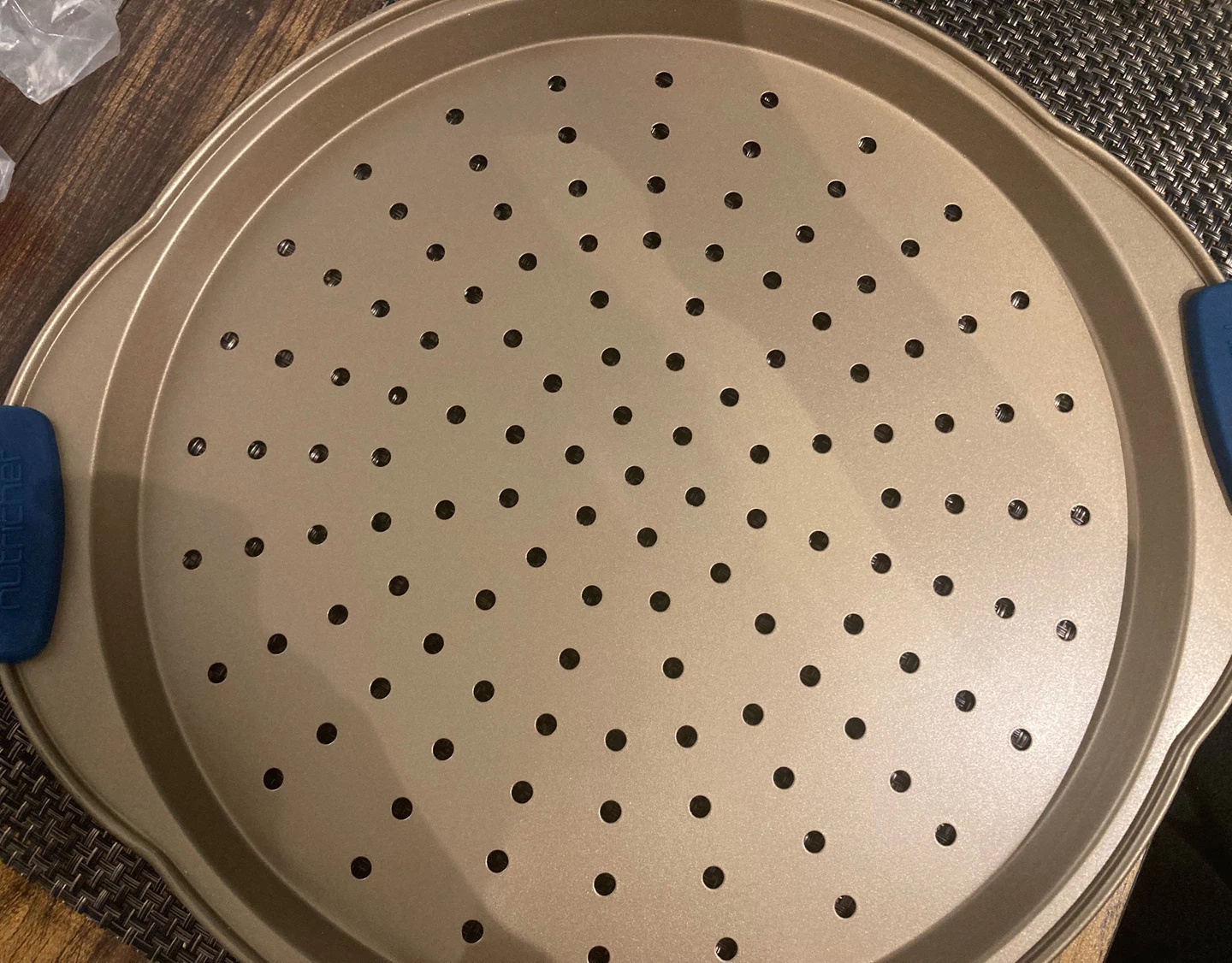 New NutriChef Non-Stick Pizza Pan 14.56"