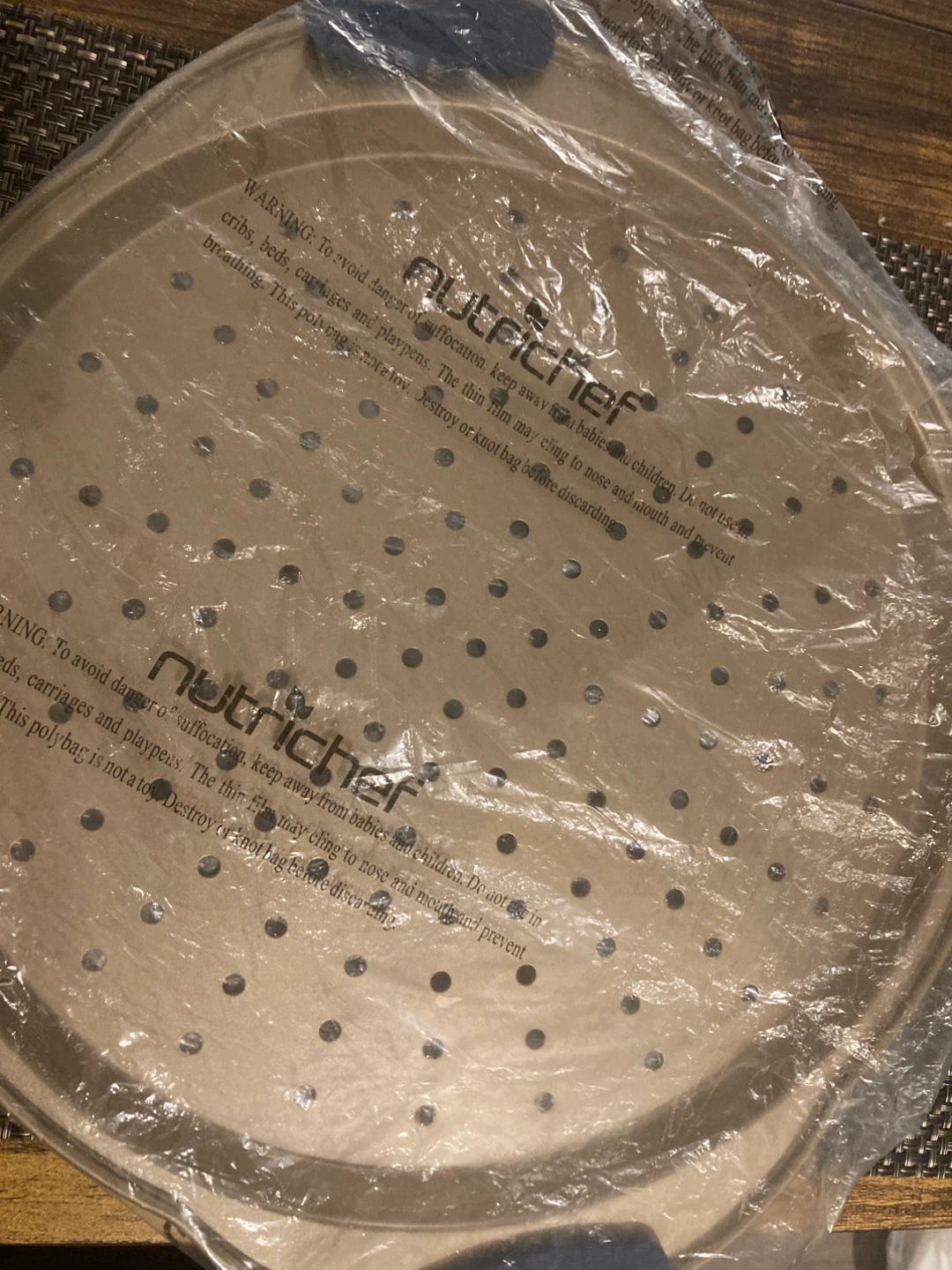 New NutriChef Non-Stick Pizza Pan 14.56" - photo 2