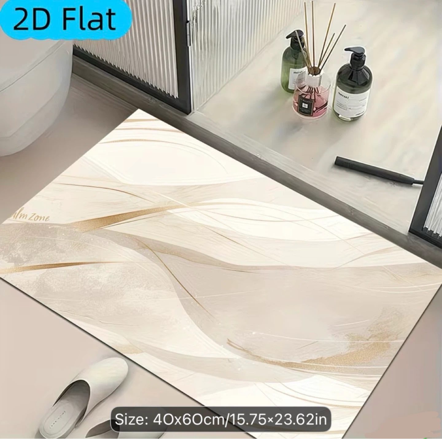 Set of two Absorbent Bath Mat. 15.7” x 23.6” - photo 2
