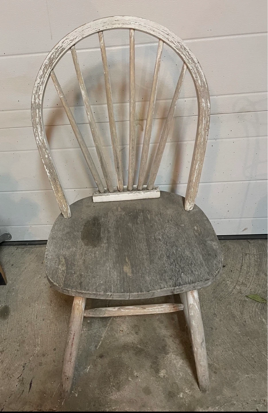 Wooden spindle back chair