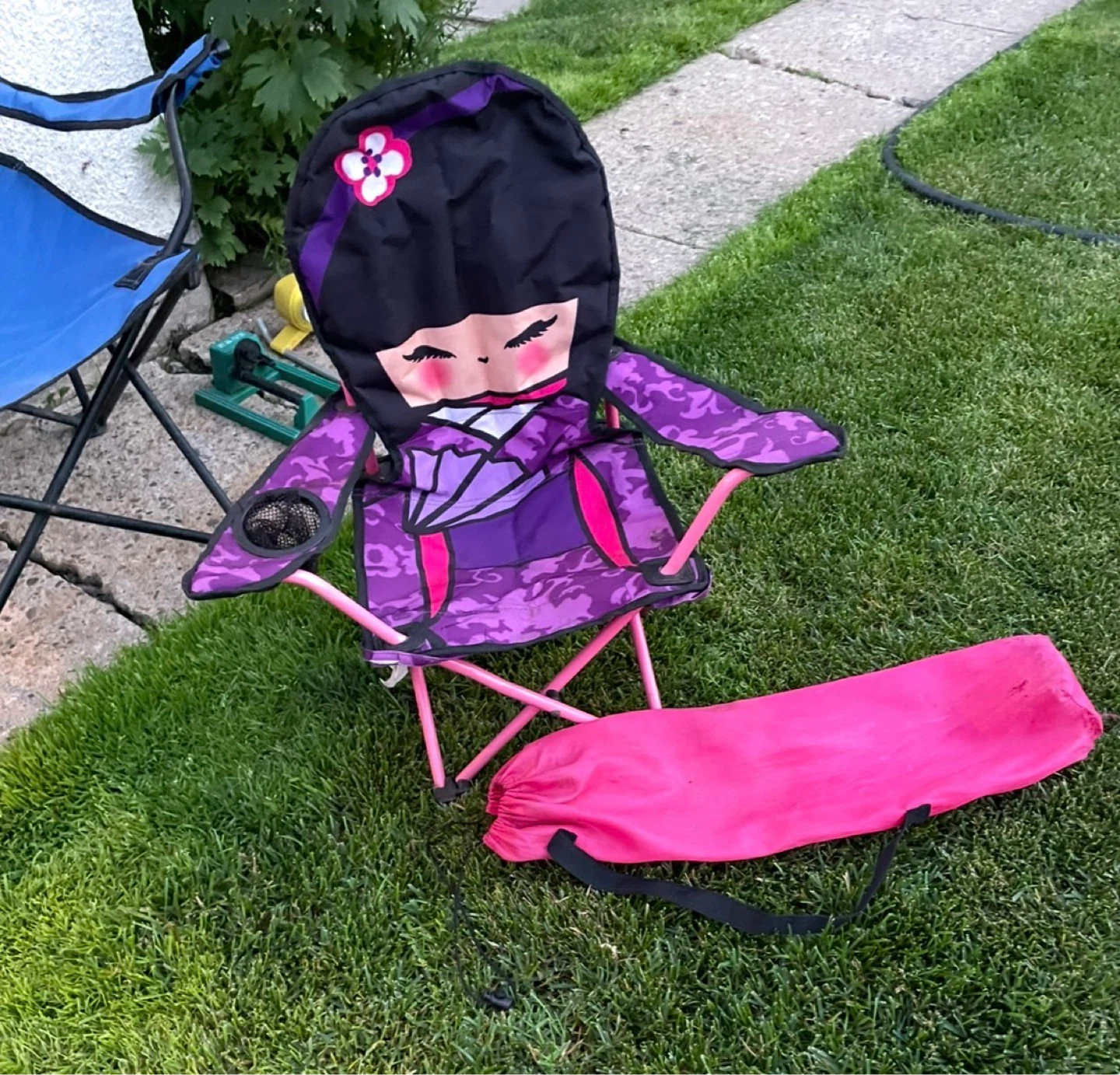 Kids Folding Camp Chair with Carrying Bag
