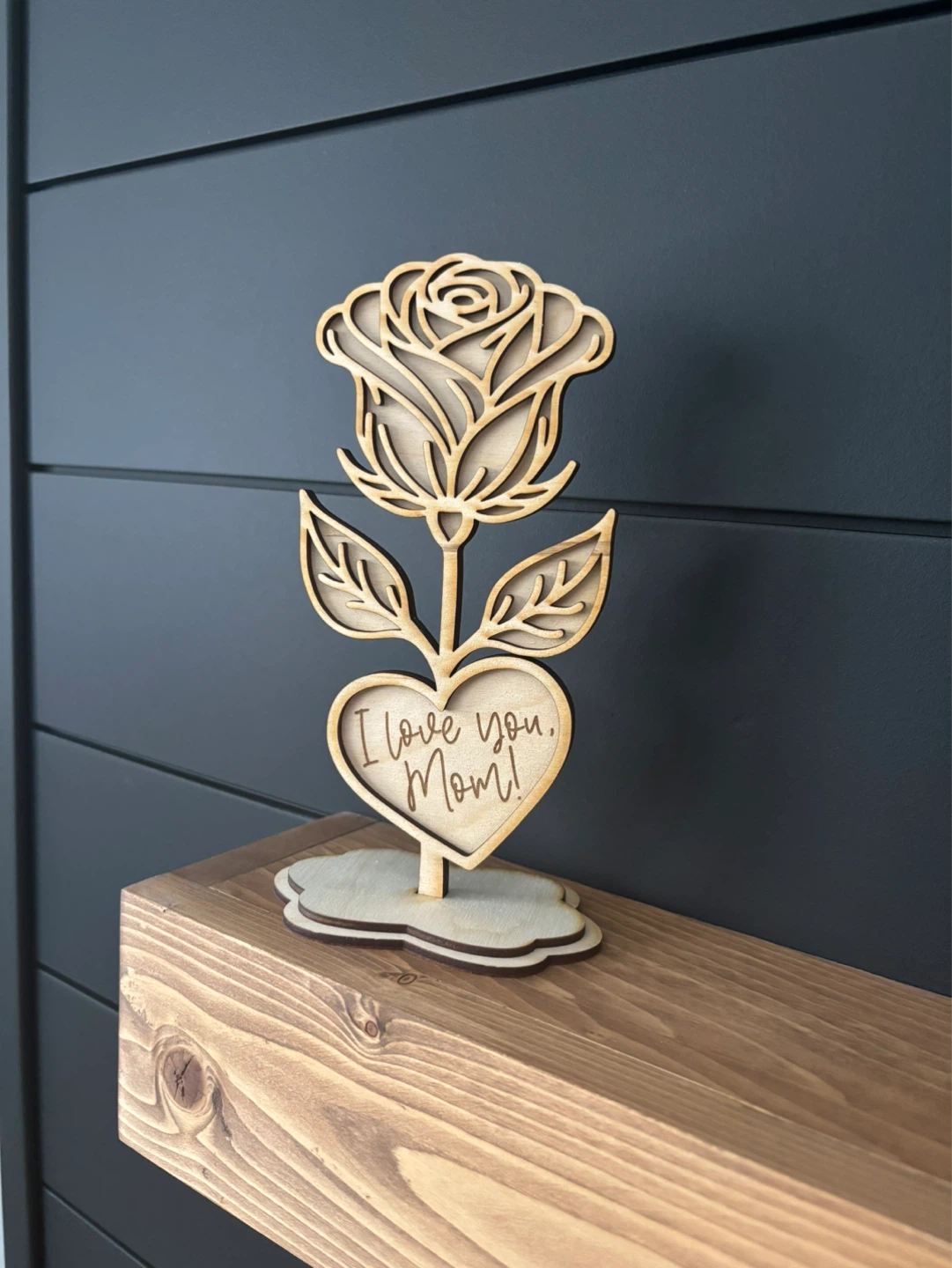Wooden Rose Mother's Day Decoration - photo 2