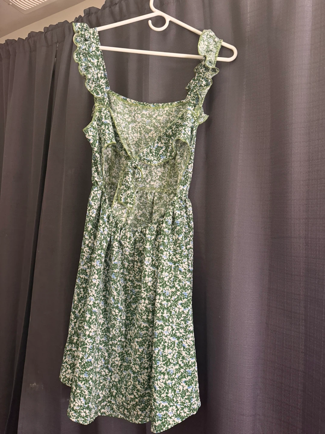 SHEIN Floral Print Ruffle Strap Dress - Size M - photo 2