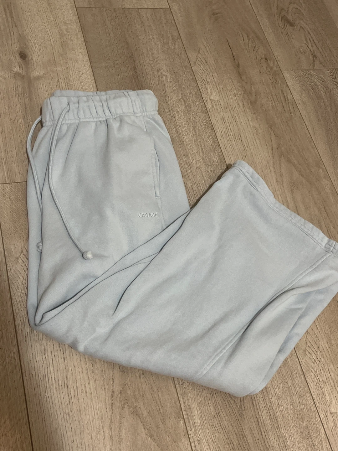 Garage Light Blue Wide Leg Sweatpants