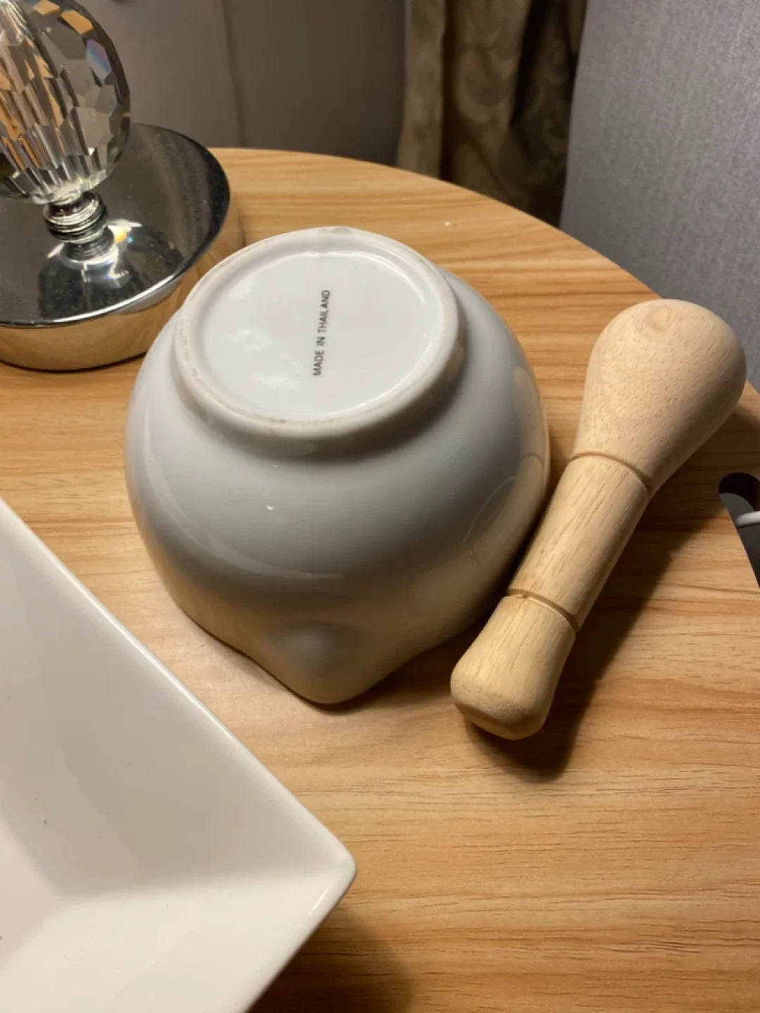 White Ceramic Soup Tureen with Ladle and Lid - photo 4