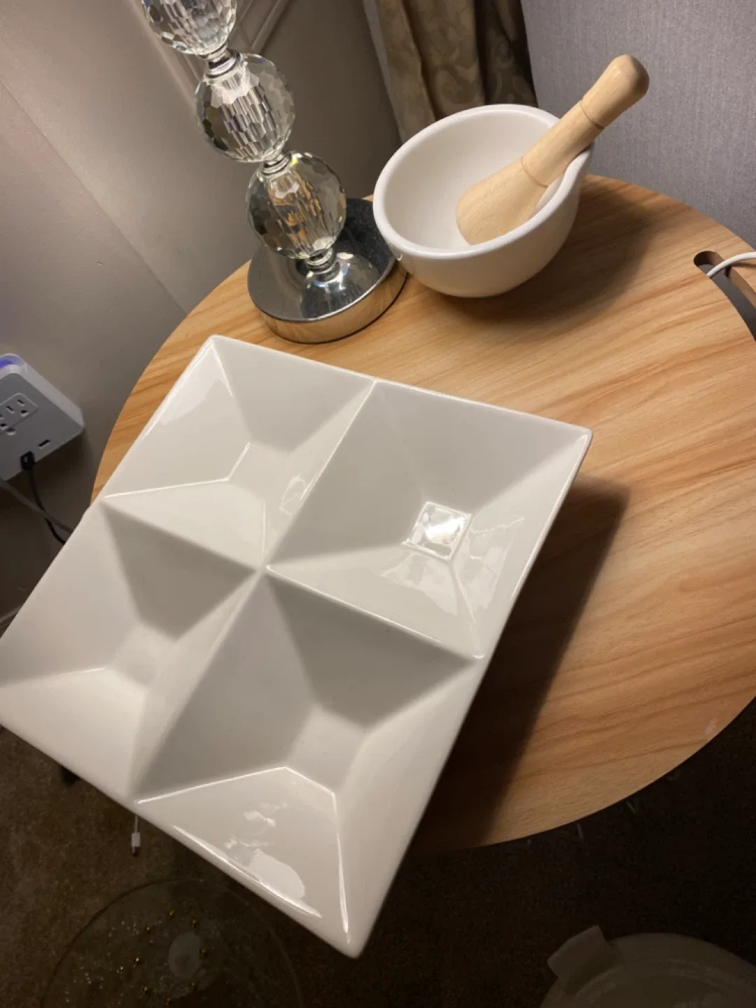 White Ceramic Soup Tureen with Ladle and Lid - photo 3