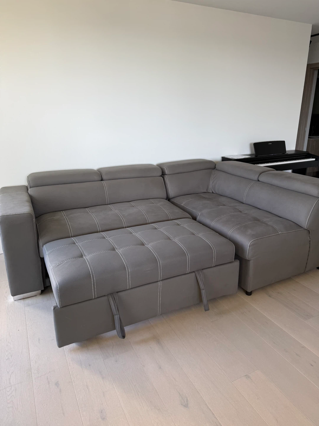 Grey Sectional Sofa bed - photo 2