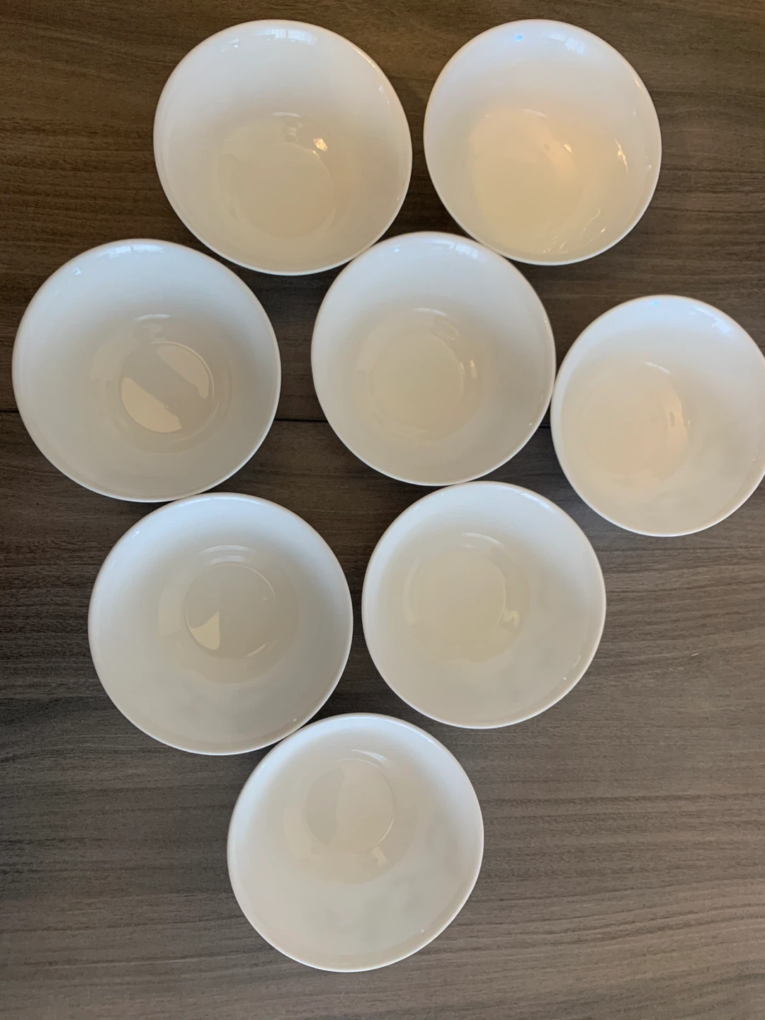 Minimalist Ceramic Bowl Set (8 pcs)