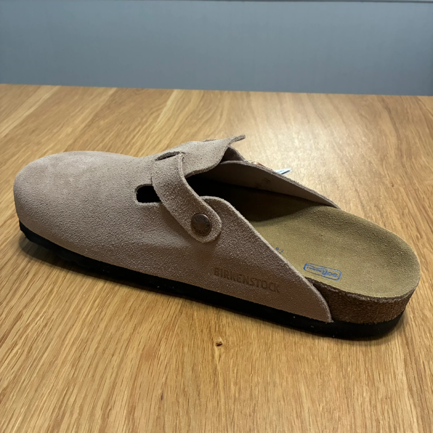 Women’s Size 9 Birkenstock Boston Clogs – Taupe Suede 🤎 - photo 5