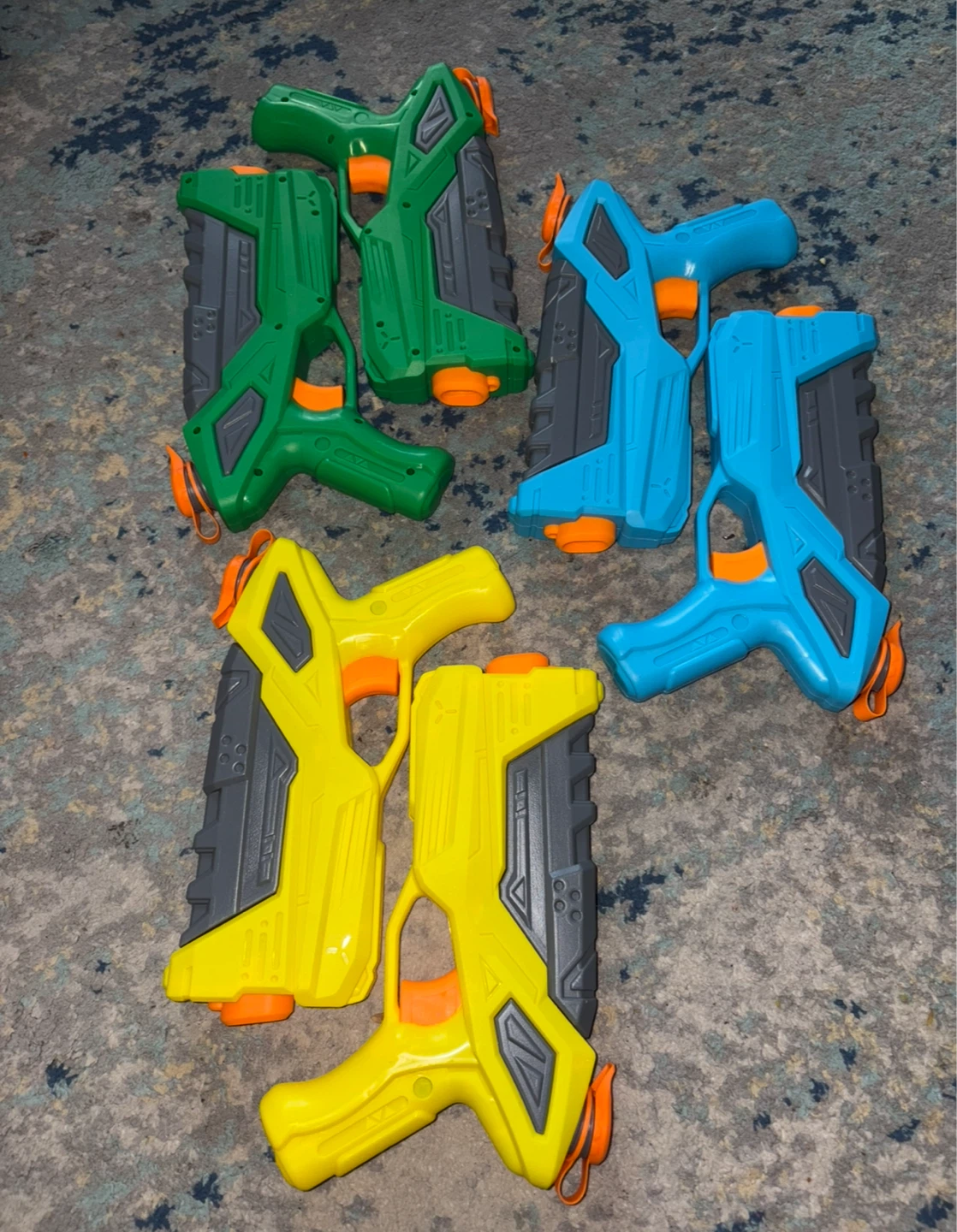 New kids Water Guns - 6 in 1Pack