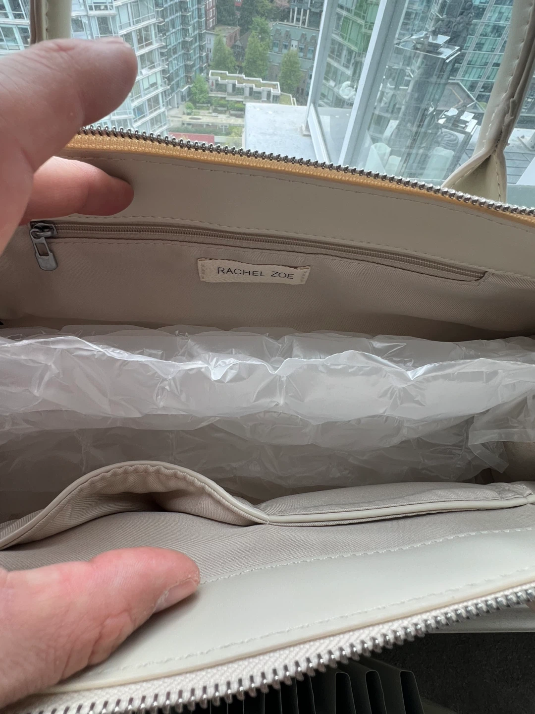 Rachel Zoe Cream Tote Bag - photo 2