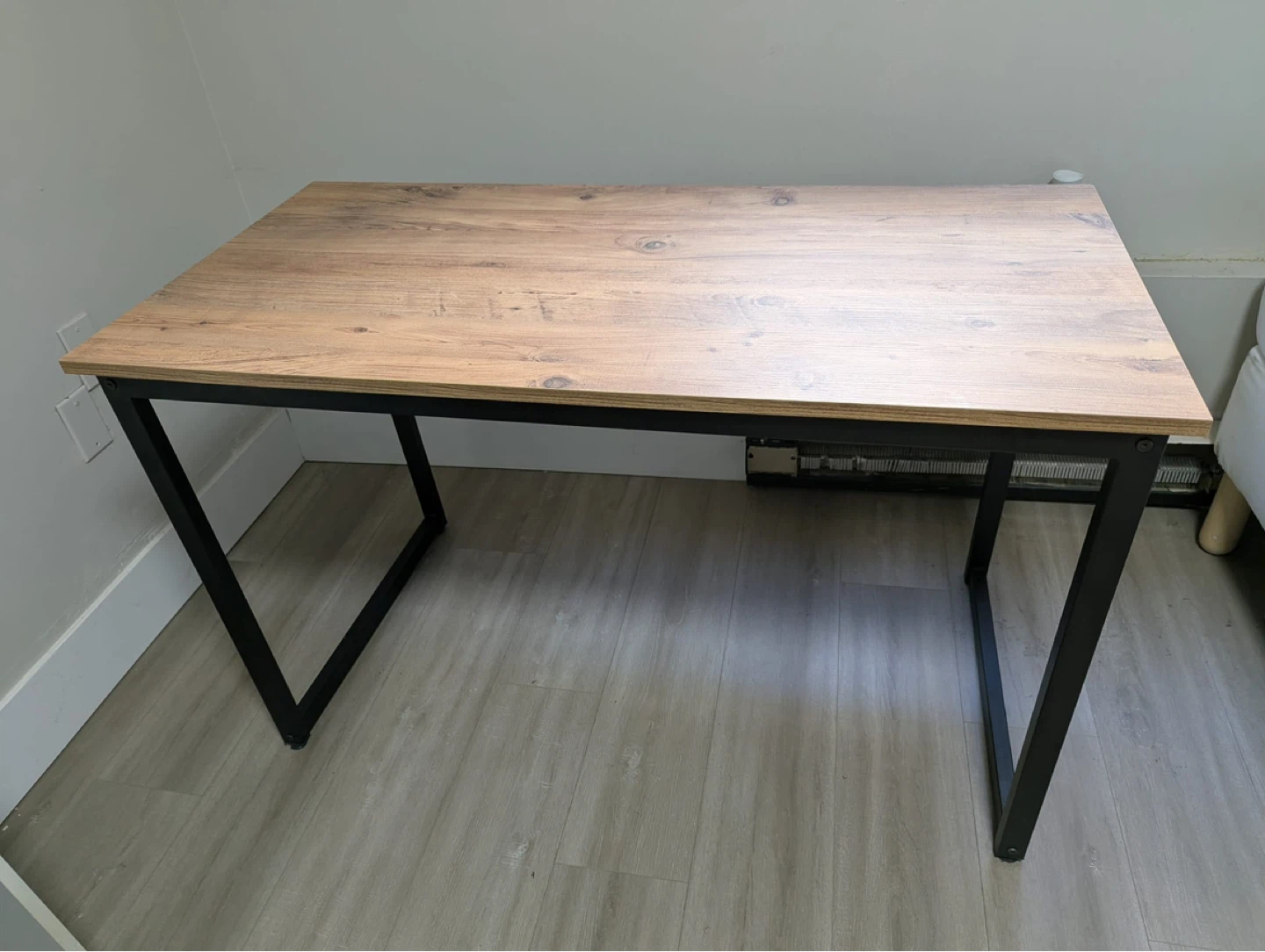 Wood and Metal Desk & Chair - photo 2