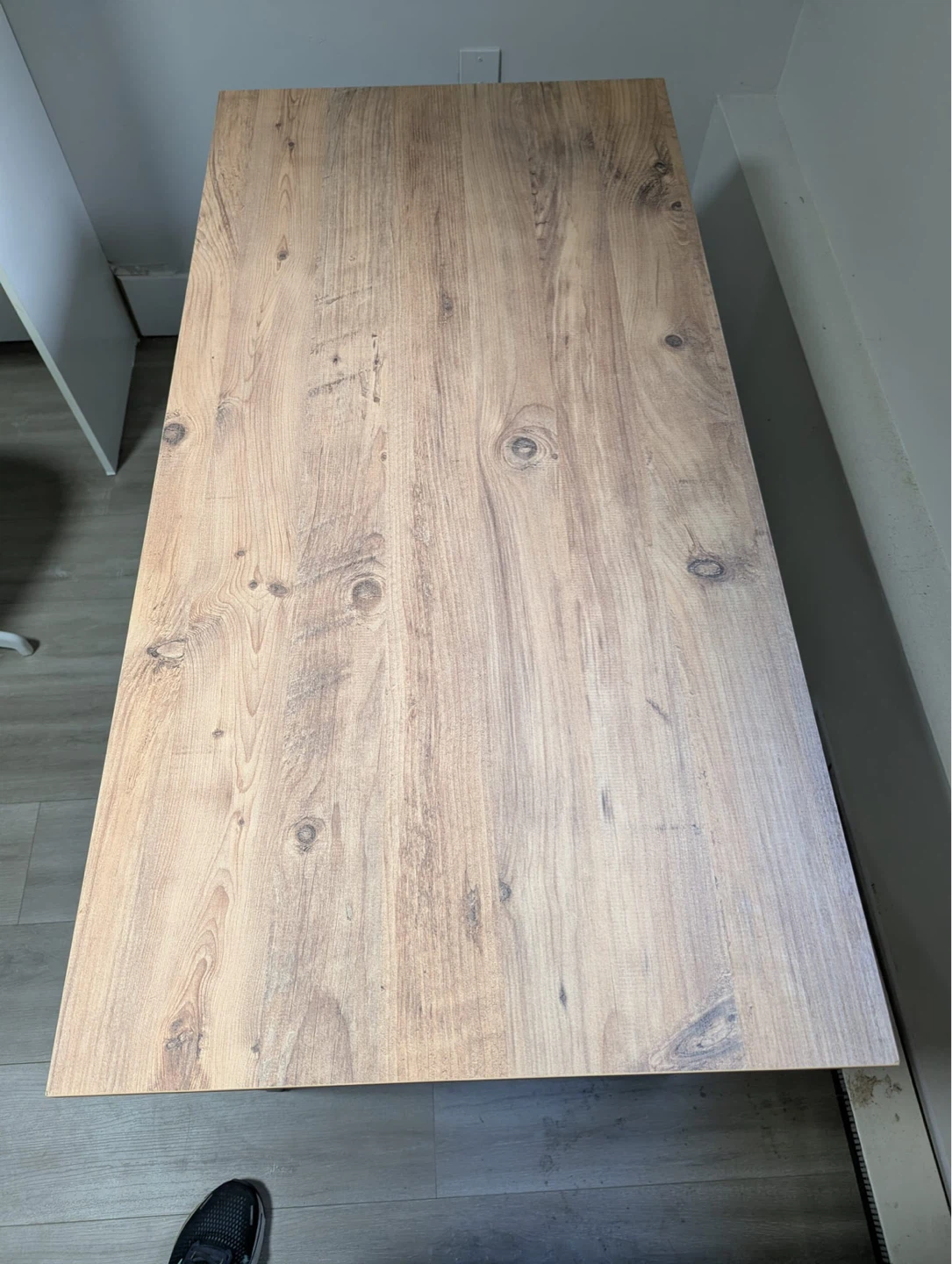 Wood and Metal Desk & Chair - photo 3
