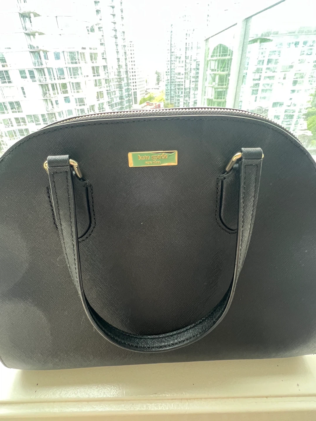 Kate Spade New York Black Dome Satchel Purse