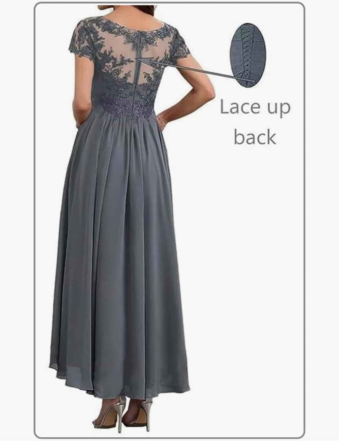 Black Lace Formal Dress Plus Size 22 Elegant Maxi - photo 2