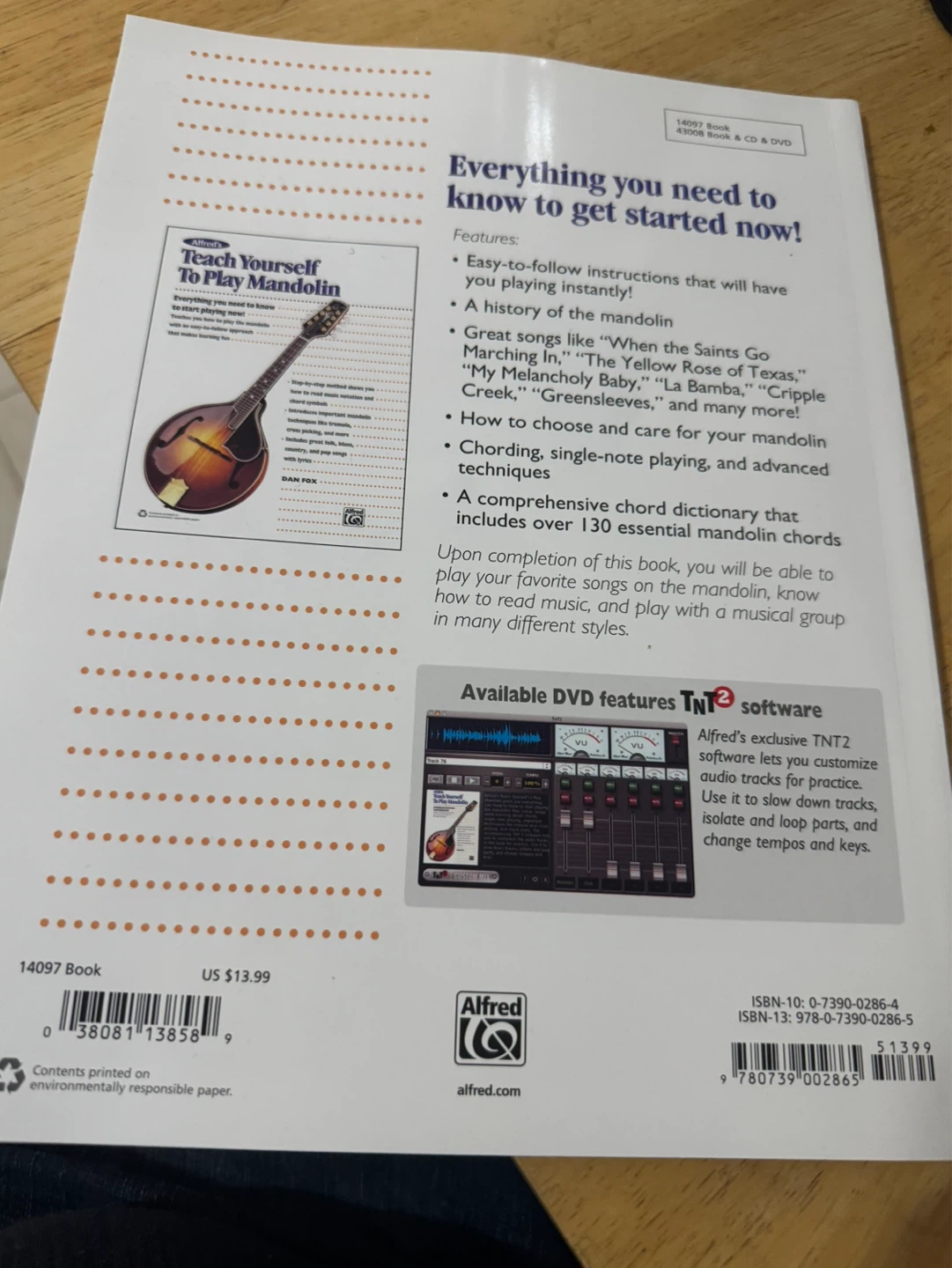 Alfred's Teach Yourself To Play Mandolin Book - photo 2