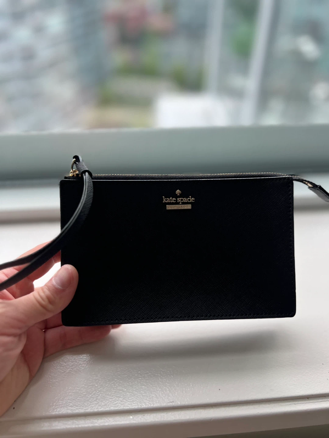 Kate Spade Black Wristlet Clutch